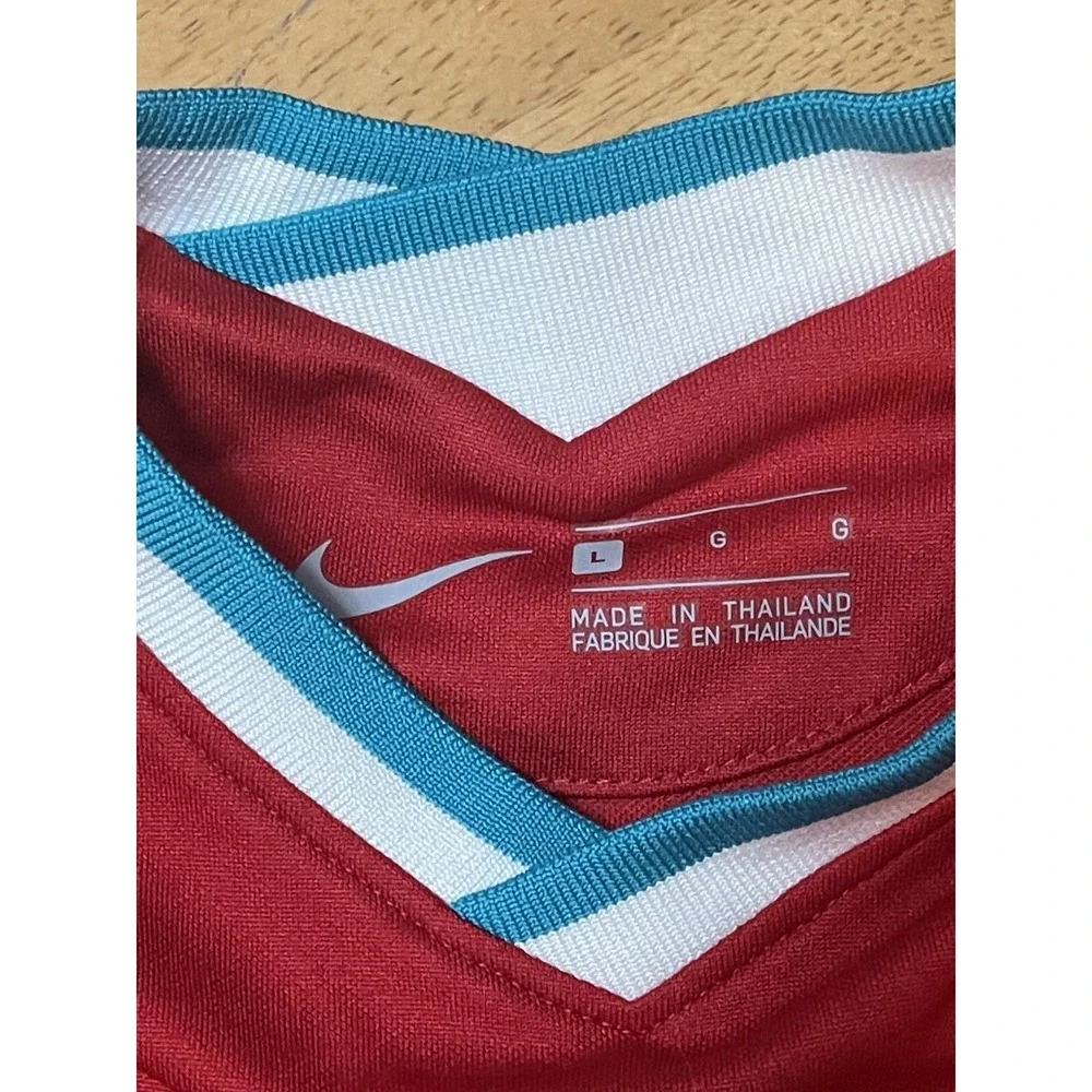 LFC Standard Chartered Liverpool Home Football Jersey Nike Soccer Youth L * Read
